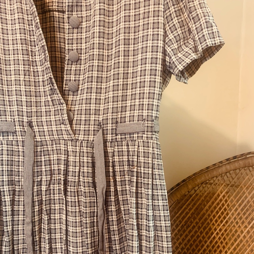 Vintage plaid dress, brand Jessica Howard